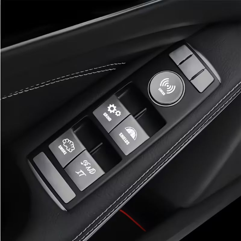 Car Blank Button Stickers - Version 1 - 2 sets - 30 pieces
