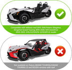 Half Cover for Polaris Slingshot, 420D Oxford Cloth Windshield Cover Waterproof Windproof All Weather Protection Covers for Slingshot S SL SLR R Signature LE Accessories