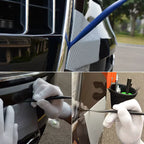 Vinyl Car Wrapping Flexible Micro Squeegee Curves Slot Tint Tool Set 3 in 1 with Different Hardness for Installing Vehicle Wraps and Auto Stickers