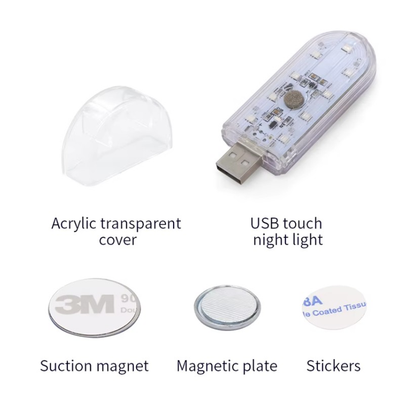 Touch Sensor Car Interior Ambient  Lights - 2 Pack