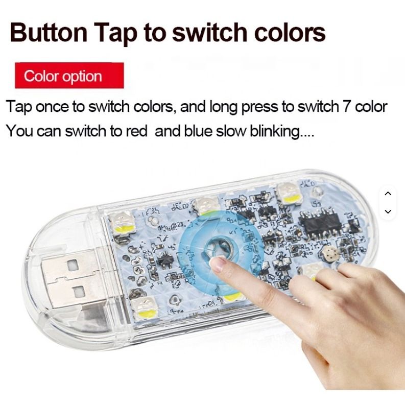 Touch Sensor Car Interior Ambient  Lights - 2 Pack