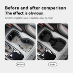 2022–2026 Nissan Frontier – Middle Console and Armrest Front Cup Holder Accessories, Non-Slip Drink Stopper Organizer