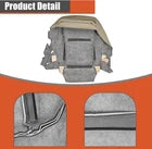 Driver & Passenger Perforated Leather Seat Cover Tan For Lexus 2007-2012 ES350