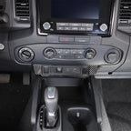 For Nissan Frontier 2022 - 2024 ABS Carbon Fiber Center Button USB Panel Cover Trim