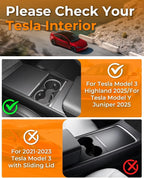 2024 - 2026 Tesla Model 3 Center Console Organizer