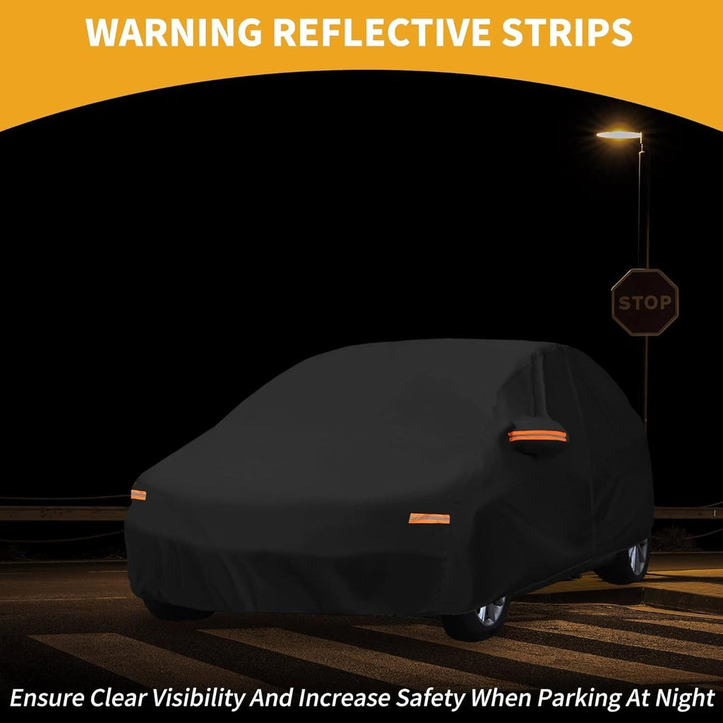 Mazda 3 Hatchback Car Cover Waterproof All Weather Sun Rain Protection Black