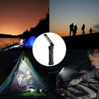 2Pack LED Work Lights, USB Rechargeable COB Light with Magnetic Base 360°Rotate
