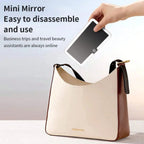 LED Car Sun Visor Makeup Mirror Rechargeable HD Vanity Light Universal