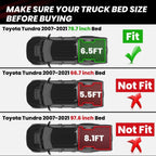 2022-2026 Toyota Tundra Custom  6.5 FT Truck Bed Mat (Open Box)