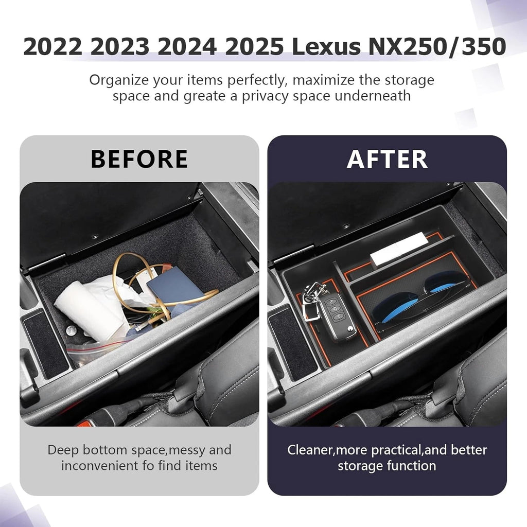 2022-2026 Lexus NX Center Console Organizer Tray