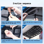 Universal Car Truck Interior Ceiling Net Roof Storage Cargo Mesh Organizer