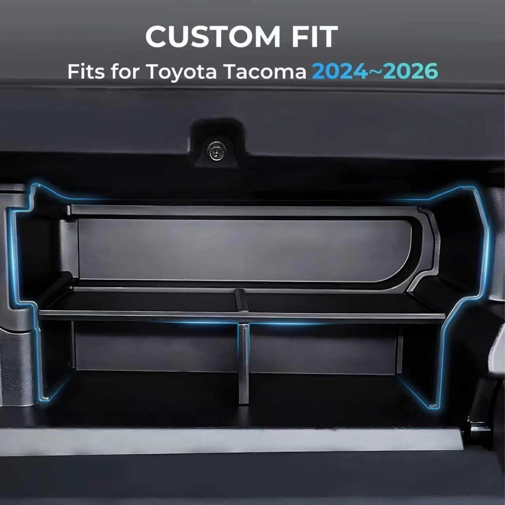 2024-2026 Toyota Tacoma Cab ABS Glove Box Dividers Organizer Accessory
