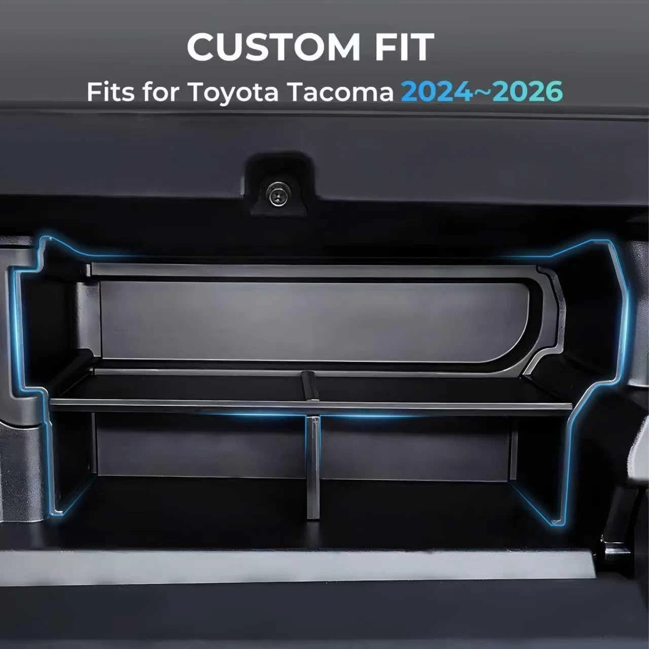 2024-2026 Toyota Tacoma Cab ABS Glove Box Dividers Organizer Accessory
