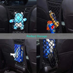 3 Layer Mesh Vehicle Back Seat Car Dog Pet Barrier Divider Net Organizer for SUV