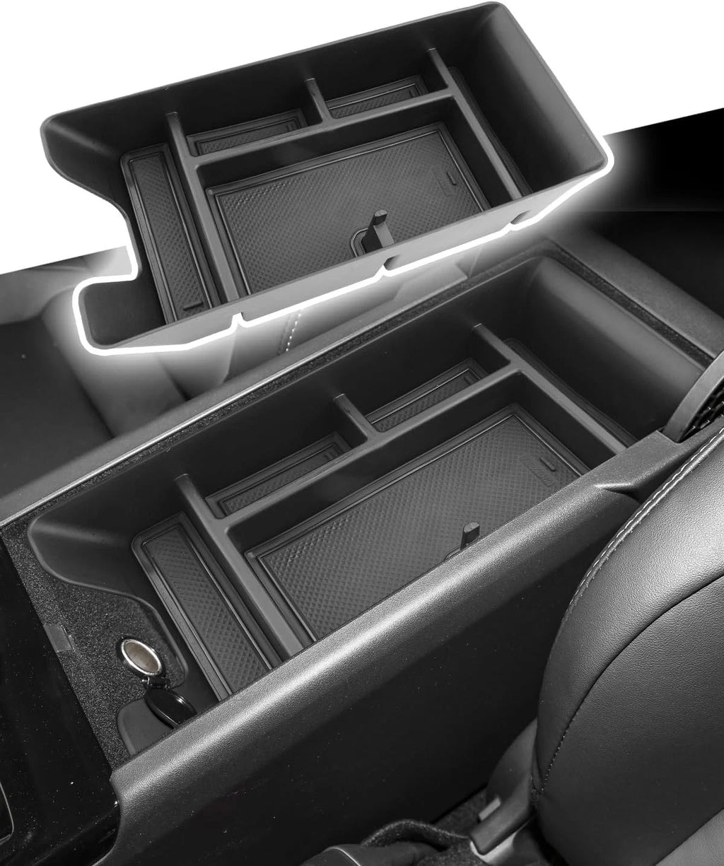 2025 - 2026 Toyota Camry LE/SE/XLE/XSE Center Console Armrest Organizer Tray Black