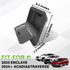 2024-2026 GMC Acadia & Chevy Traverse Hidden Center Console Organizer