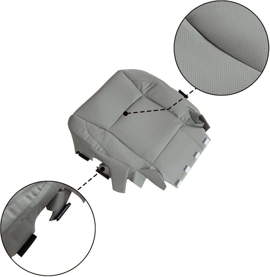 2007- 2012 Lexus ES350 Replacement Bottom Seat Cover (Grey)