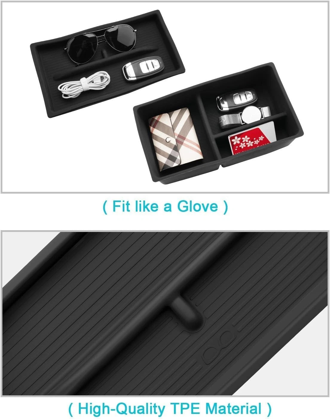 2023-2026 Lexus RX350 Silicone Center Console Organizer Tray 2PCS