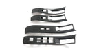 For Nissan Frontier 2022 - 2024 ABS Carbon Fiber Window Lift Trim Switch Panel Cover