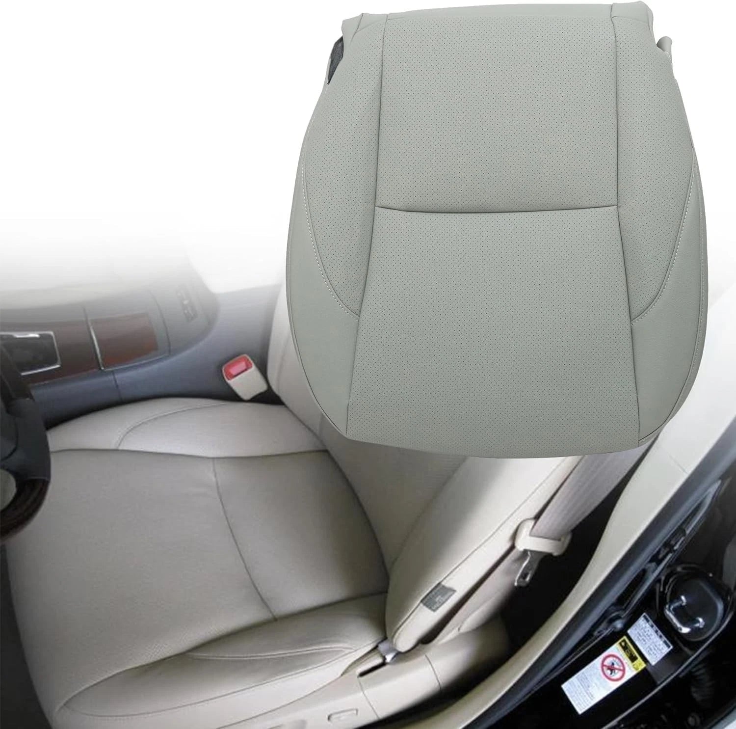 2007- 2012 Lexus ES350 Replacement Bottom Seat Cover (Grey)