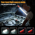 Under Hood Work Light Bar LED Magnetic Light with Hooks Cordless Rechargeable