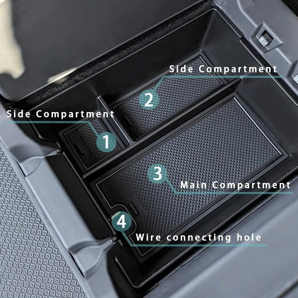 Rivian R1T & R1S  Center Console Organizer Tray -  Armrest Storage