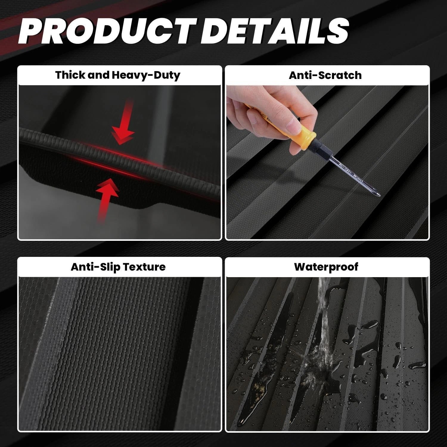 2022-2026 Toyota Tundra Custom  6.5 FT Truck Bed Mat (Open Box)