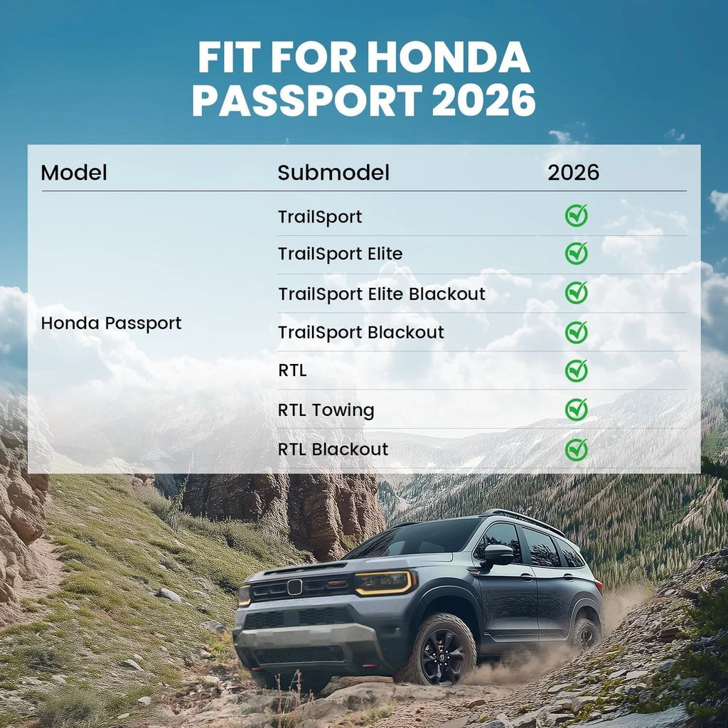 2026 Honda Passport All Weather Backrest Mat (Open Box)