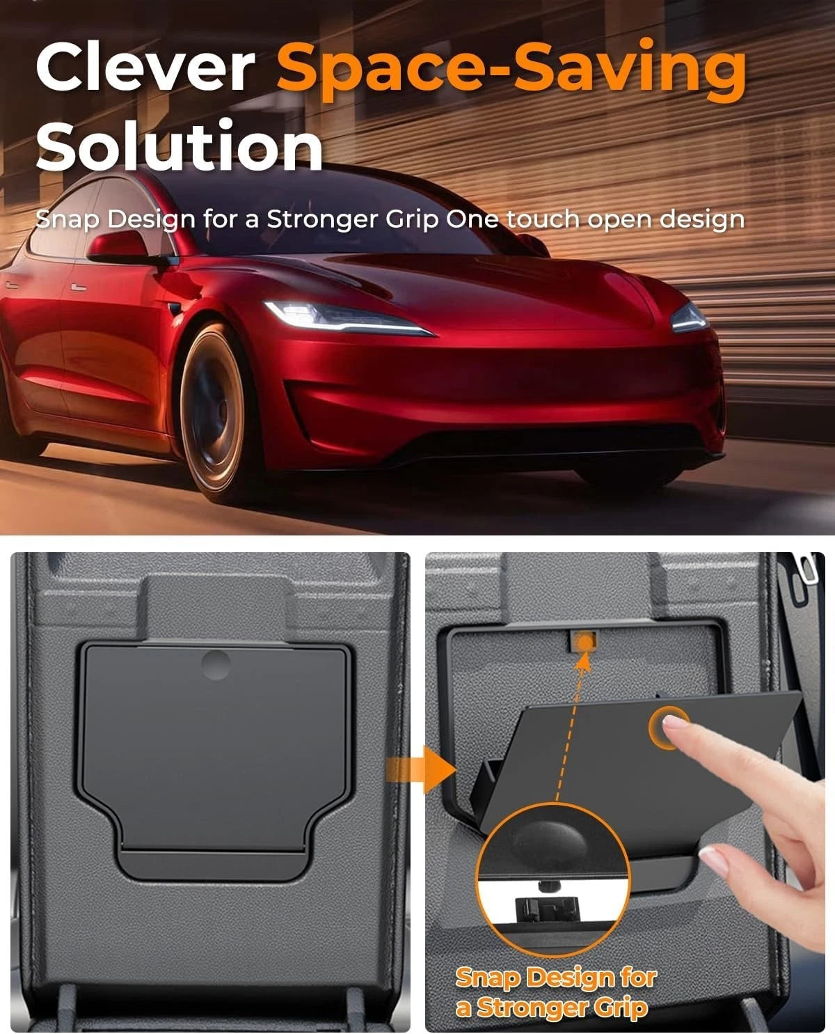 2024 - 2026 Tesla Model 3 Center Console Organizer