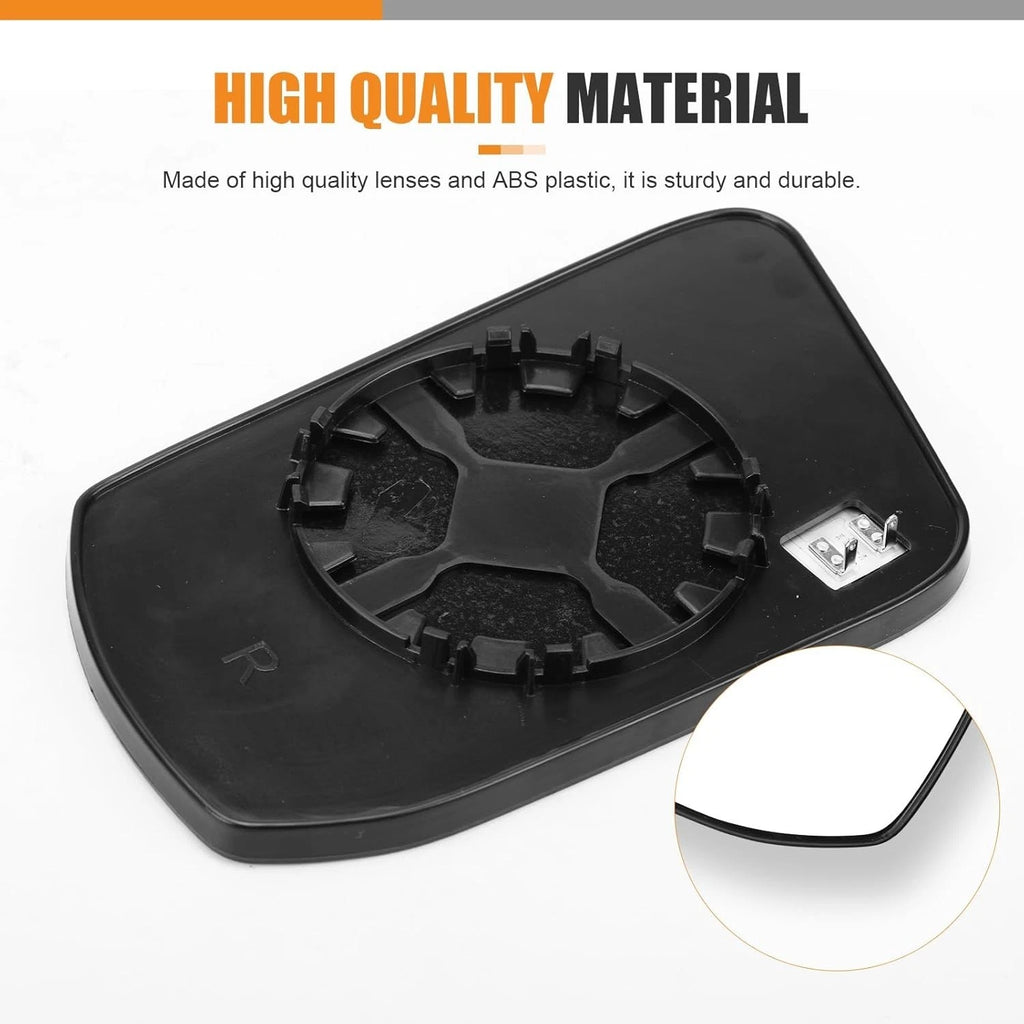 2013-2018 For Altima Nissan Mirror Glass Passenger Side with Backing Plate