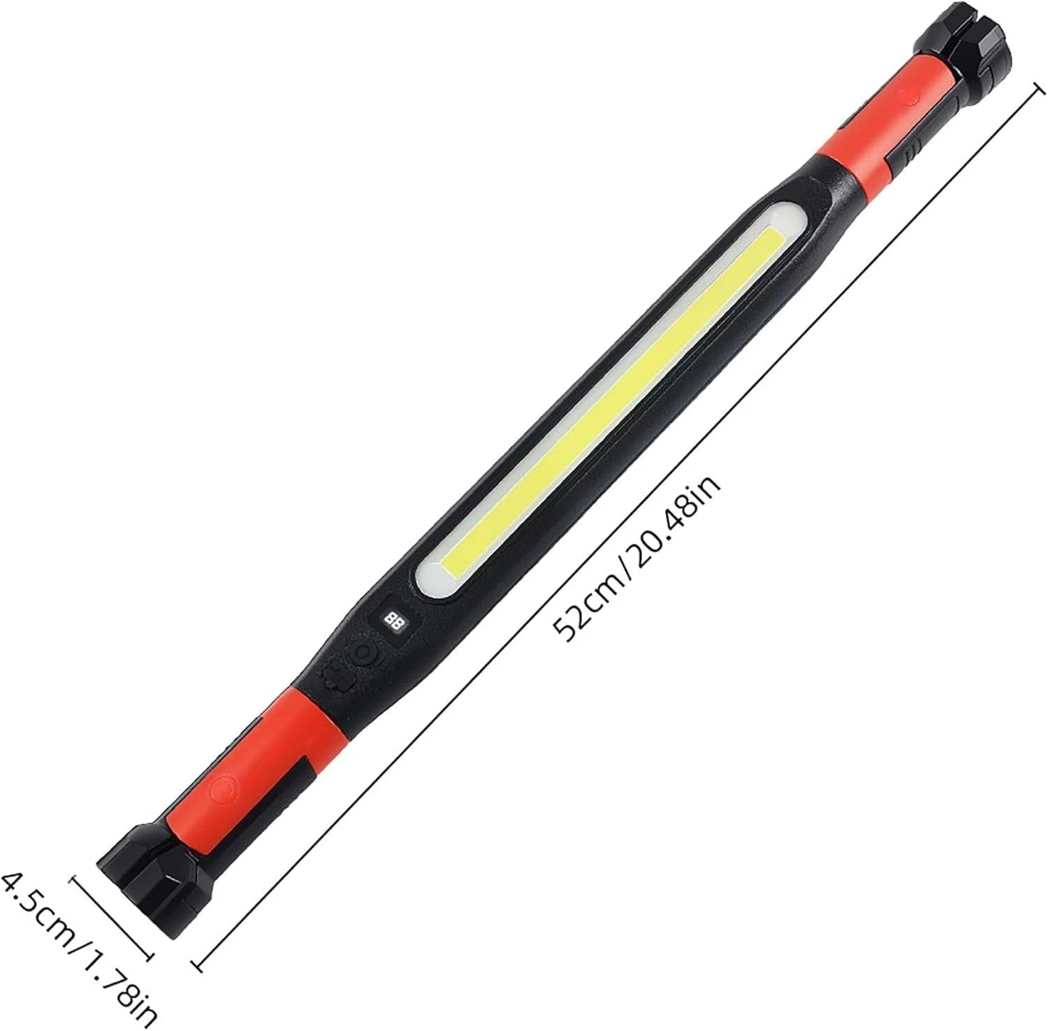 Under Hood Work Light Bar LED Magnetic Light with Hooks Cordless Rechargeable