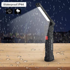 2Pack LED Work Lights, USB Rechargeable COB Light with Magnetic Base 360°Rotate