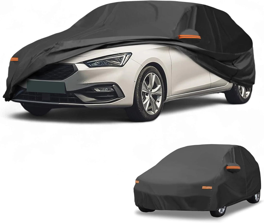Mazda 3 Hatchback Car Cover Waterproof All Weather Sun Rain Protection Black