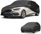 Mazda 3 Hatchback Car Cover Waterproof All Weather Sun Rain Protection Black