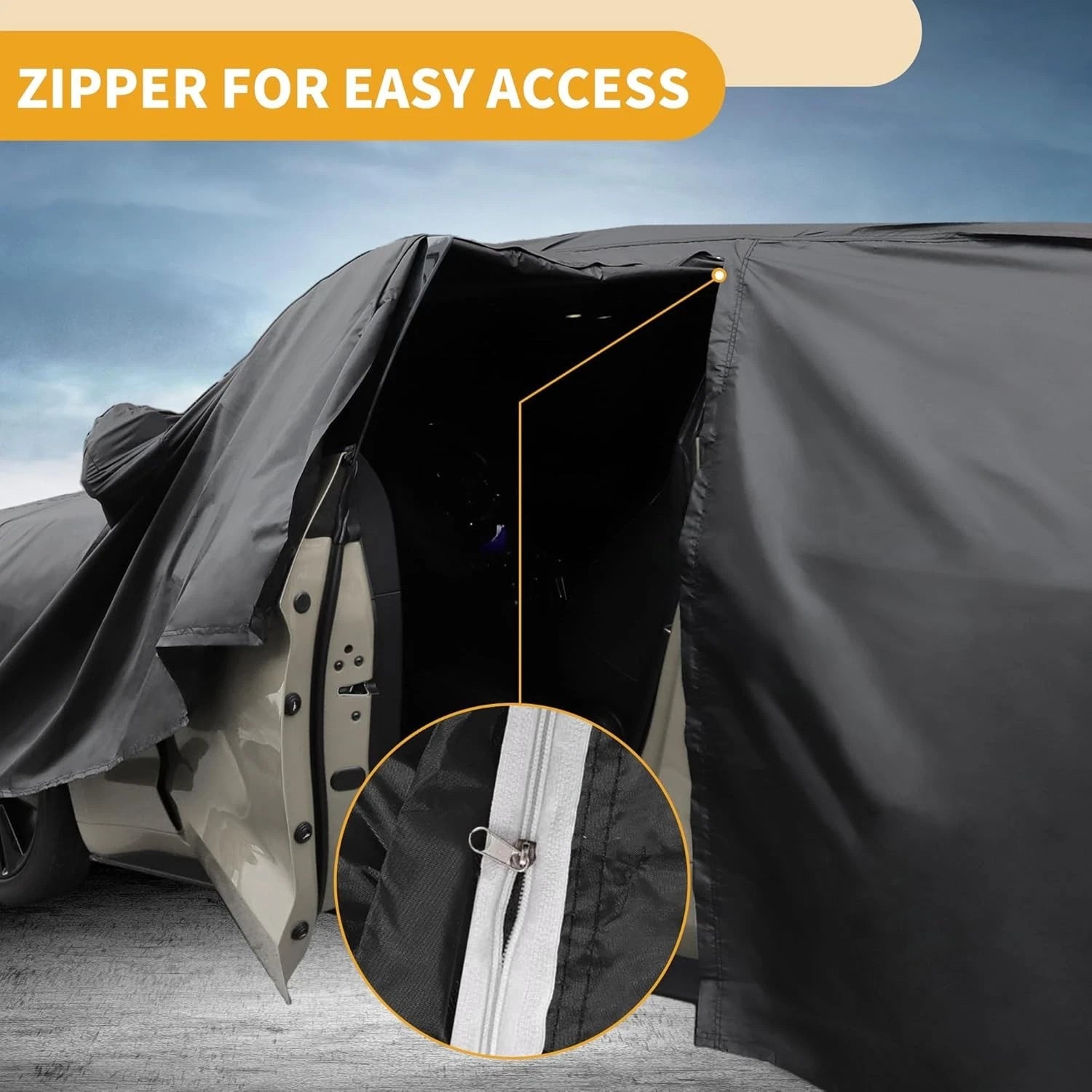 Mazda 3 Hatchback Car Cover Waterproof All Weather Sun Rain Protection Black