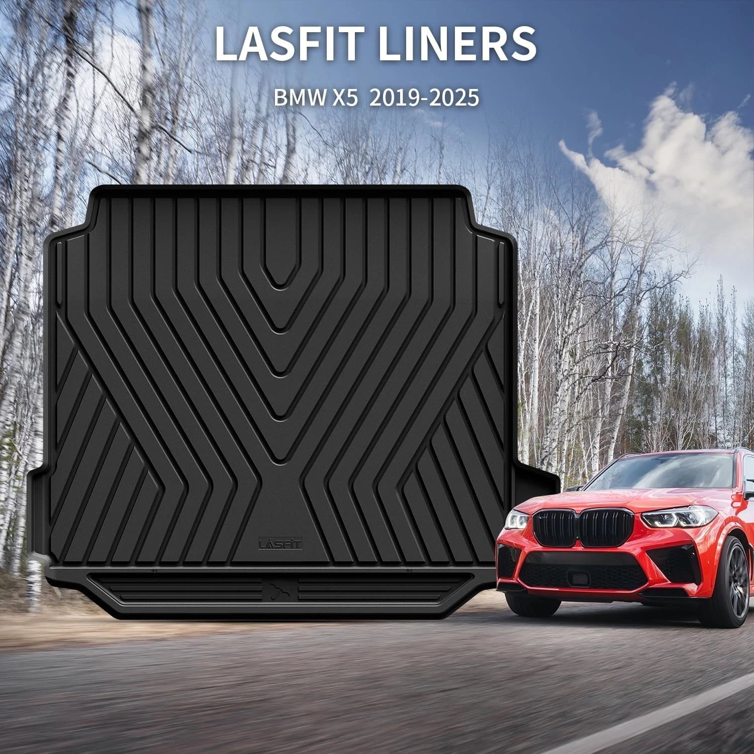 2019-2026 BMW X5 Cargo Mat Protection Waterproof All Weather Trunk Liner (Open box)