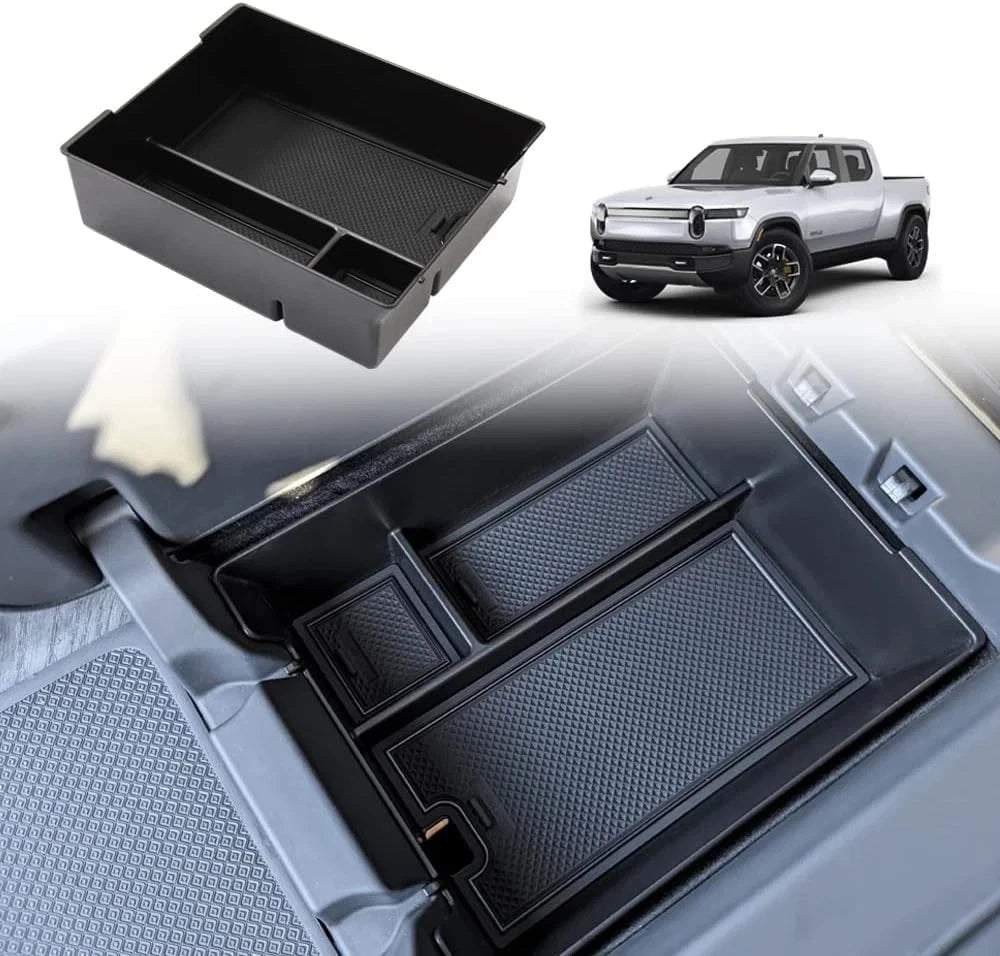 Rivian R1T & R1S  Center Console Organizer Tray -  Armrest Storage