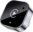2-in-1 Wireless CarPlay & Android Auto Adapter, Plug & Play CarPlay Dongle Black