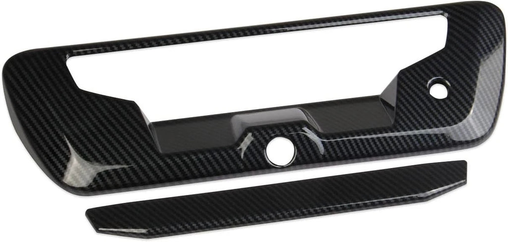 For Nissan Frontier 2022 - 2024 ABS Carbon FiberRear Tailgate Trunk Door Handle Cover