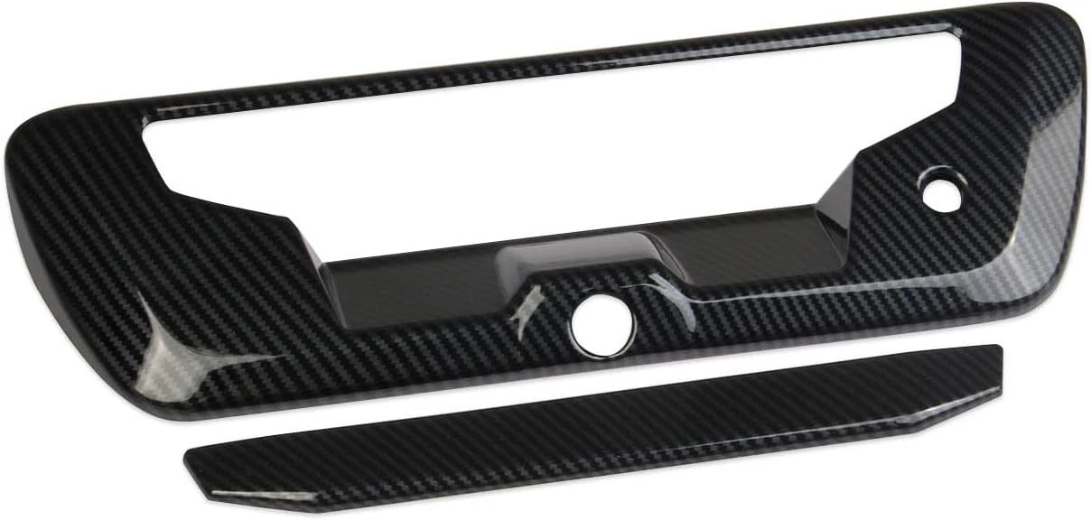 For Nissan Frontier 2022 - 2024 ABS Carbon FiberRear Tailgate Trunk Door Handle Cover