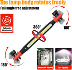 Under Hood Work Light Bar LED Magnetic Light with Hooks Cordless Rechargeable