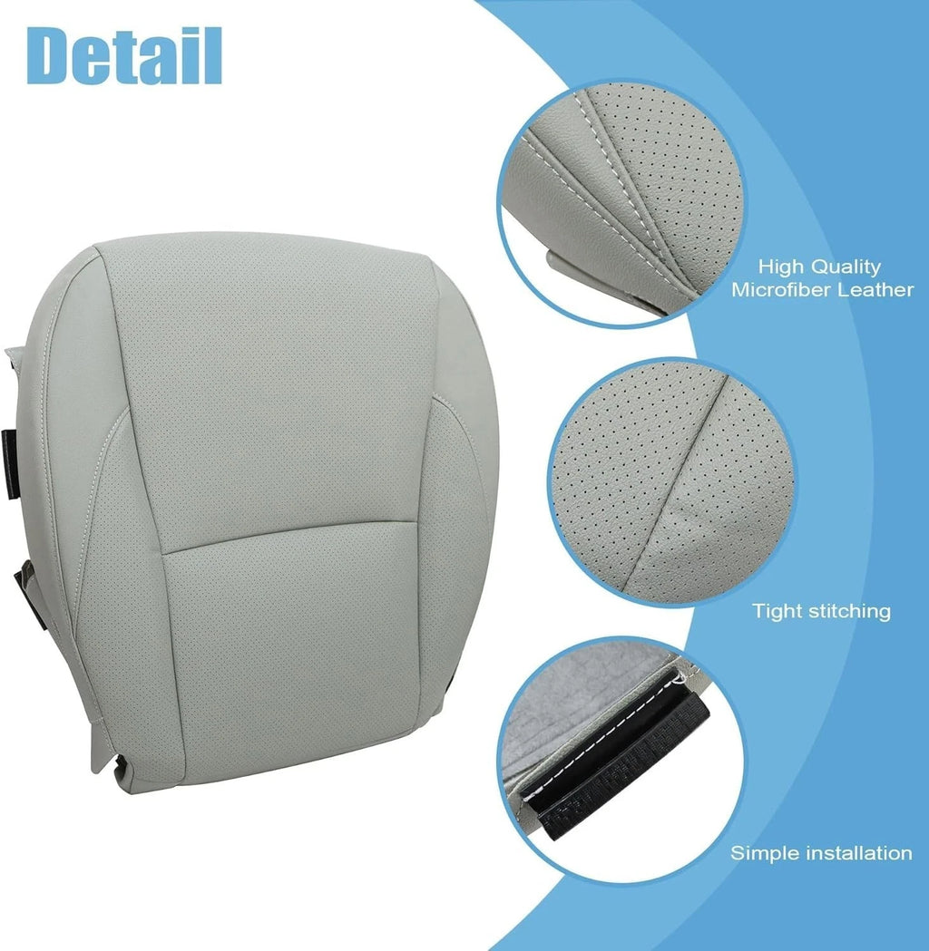 2007- 2012 Lexus ES350 Replacement Bottom Seat Cover (Grey)