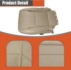 Driver & Passenger Perforated Leather Seat Cover Tan For Lexus 2007-2012 ES350
