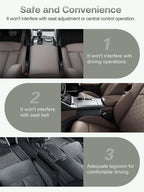 Car Seat Gap Filler Organizer, 02 Black, 2 Pack
